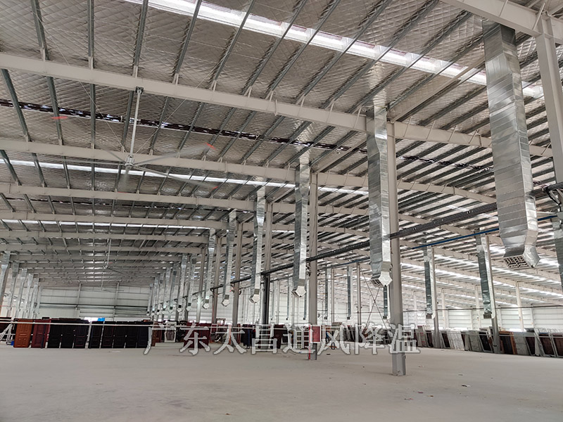 大型廠房通風降溫工程案例