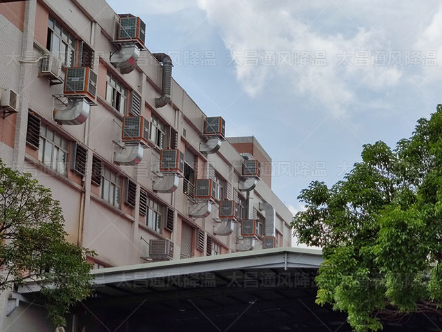 RDF-18環?？照{不僅能降溫還能為廠房除塵！