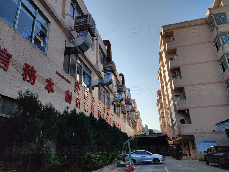 印刷車間太熱如何降溫？一種降溫方法讓車間快速涼爽