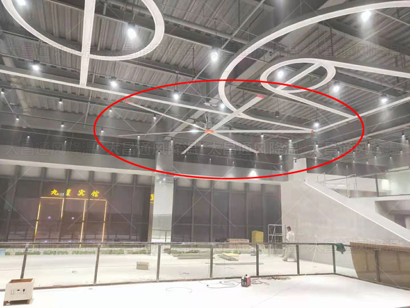 工業大風扇安裝效果